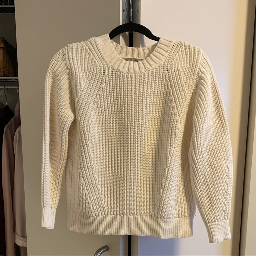 Everlane Texture Cotton Crew Sweater
